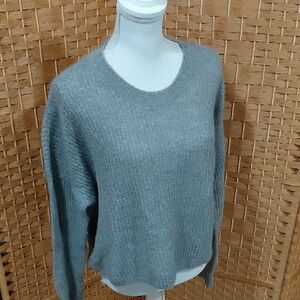 Madewell Gray Crew Neck Sweater